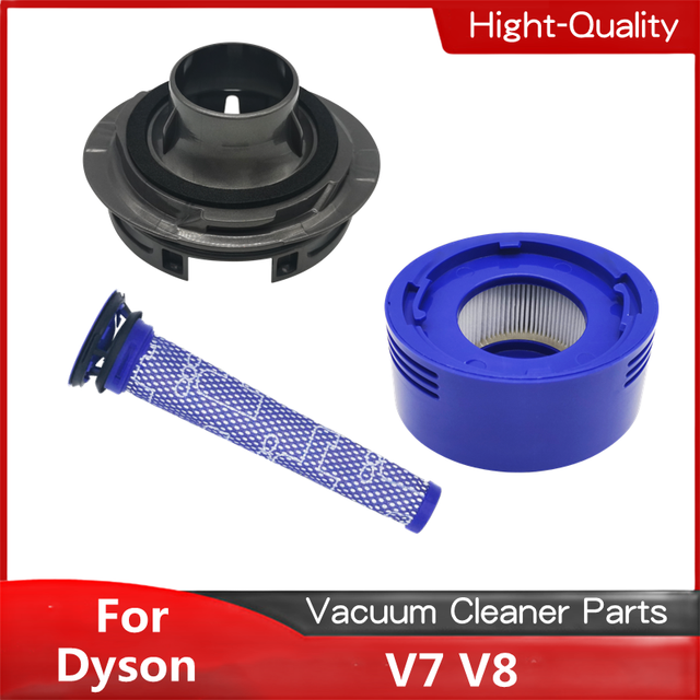 (3PCS) Motor Back Cover Hepa Post Filters For Dyson V7 V8 Trigger Animal Vacuum