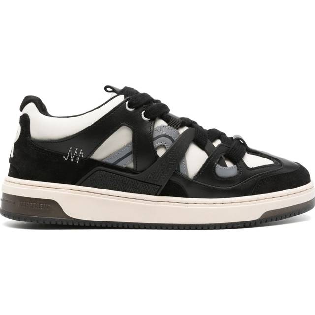 Represent - Bully leather sneakers - men - Cotton/Calf Leather/Calf Leather/Fabric/Rubber - 40 - Black