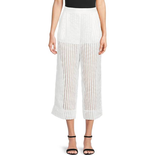 BCBGMAXAZRIA Sheer Stripe Pant