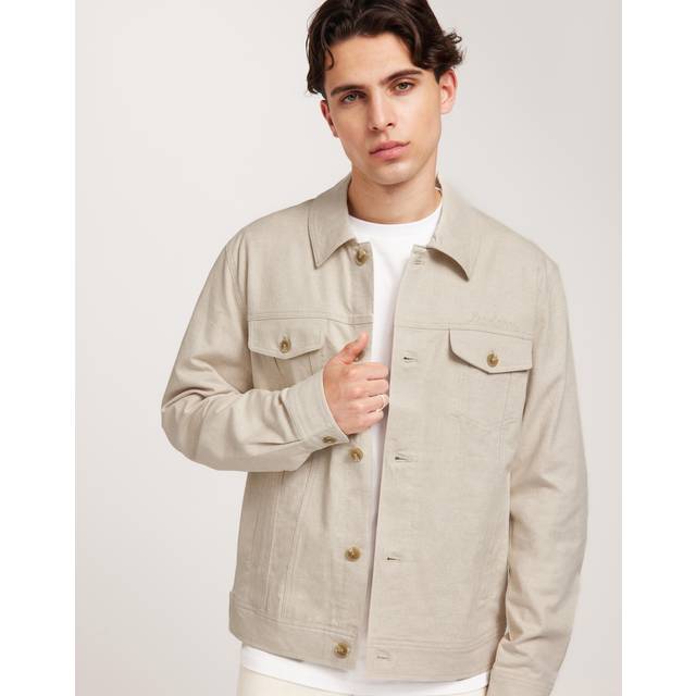 Les Deux Micah Casual Twill Jacket Skjortjackor Beige