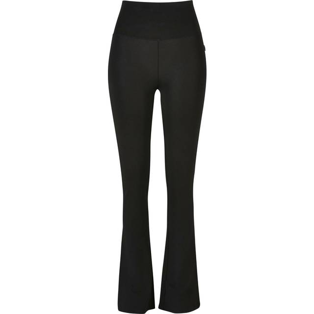Urban Classics Ladies Organic Stretch Jersey Bootcut Leggings Leggings black - 3XL