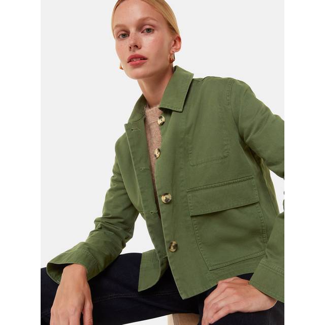 Whistles Marie Short Cotton Jacket