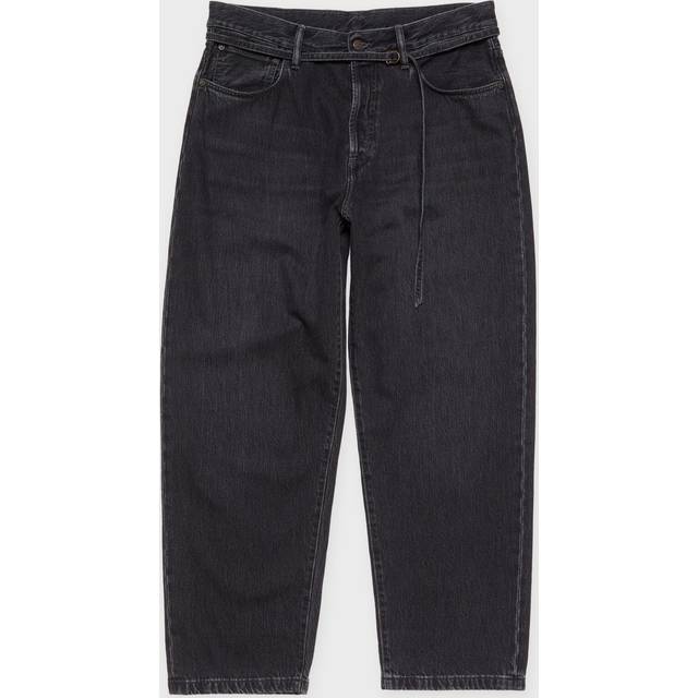 Acne Studios Jeans 1991 Loose Fit Black Overdye Svart W27/L32