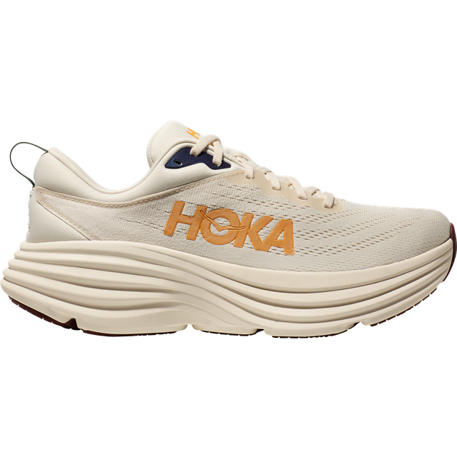 HOKA Bondi 8 Herr Stl. 42 - Finskor Från Magasin - Oat Milk / Alabaster (42)