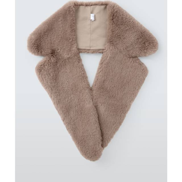 John Lewis Large Faux Fur Collar Scarf