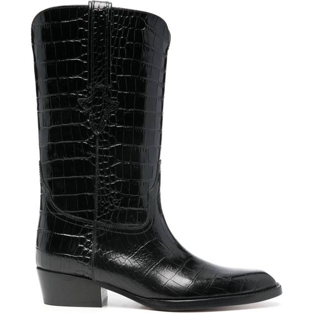 Paris Texas - Hilda 35mm boots - women - Calf Leather/Calf Leather/Calf Leather/Rubber - 41 - Black