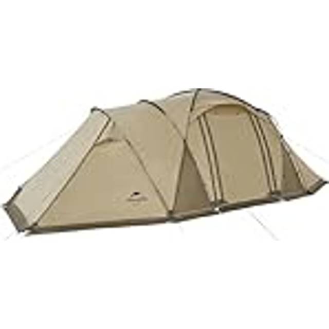 Naturehike Aries 4-6 Personer Vattentätt Stort Tunnel Tält 6 Man Festival Camping Tält med UV-skydd för Familj Trädgård Vandring Utomhus