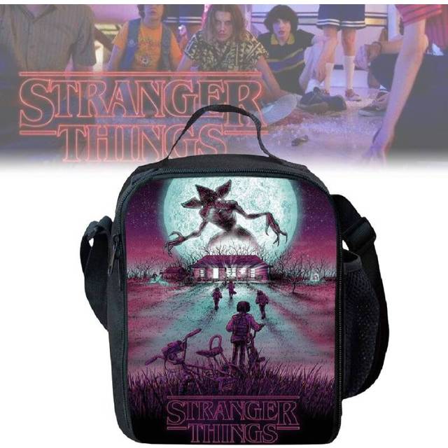 Lunch Things Stranger Bag Kid Insulated School Snack Box Travel Handbag Outdoor