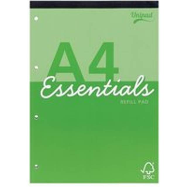 Unipad Essentials A4 Refill Pad 160 Pages - Green