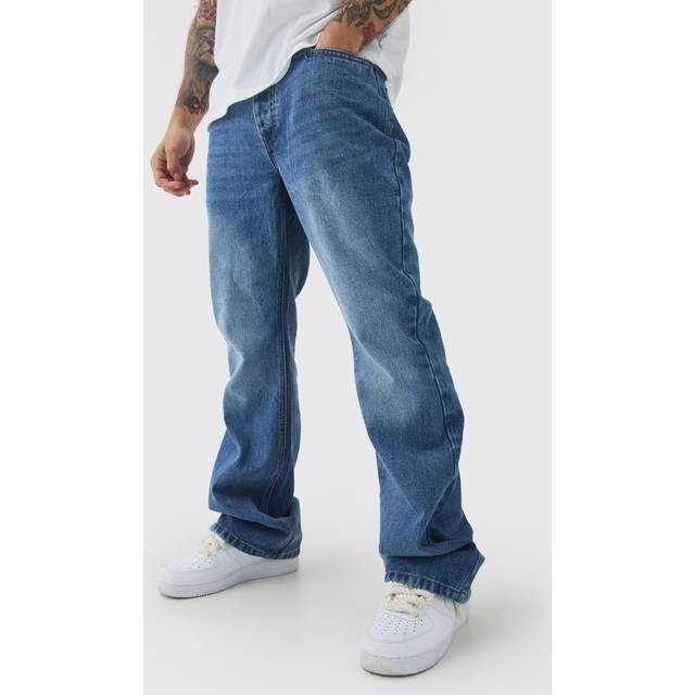 Relaxed Rigid Flare Jean In Mid Blue - 36R