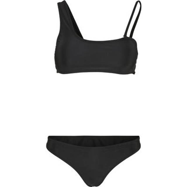 Women's bikini Urban Classics recycled asymmetric top - Noir