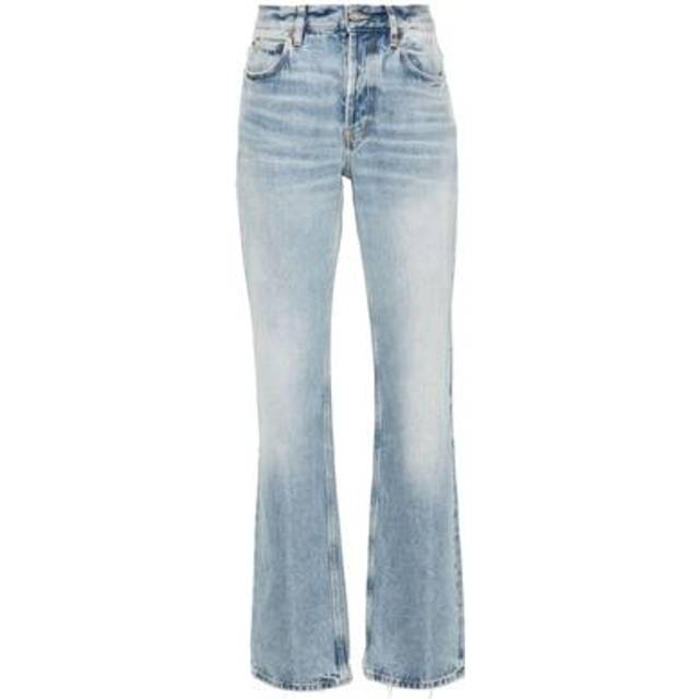 Jeans SAINT LAURENT Woman color Gnawed Blue - 28