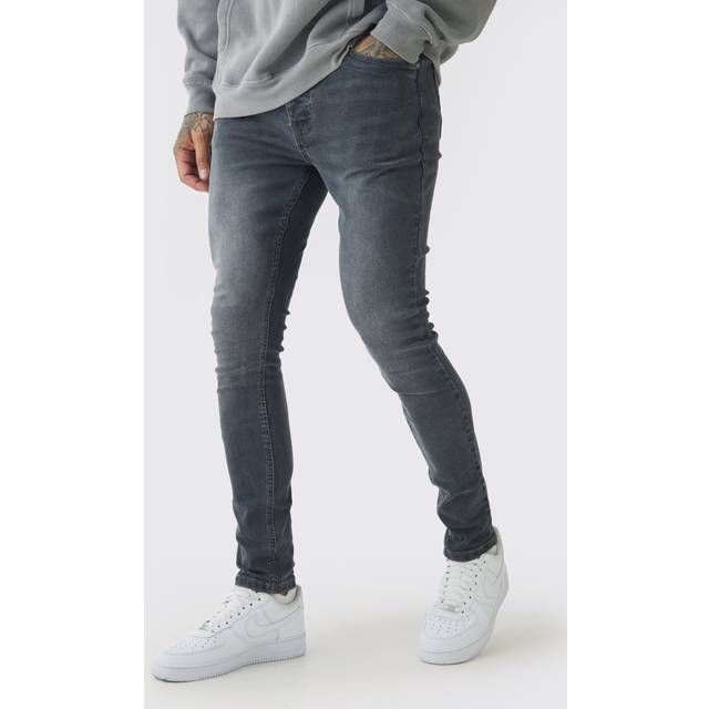 Tall Super Skinny Stretch Jeans - Grey - 38