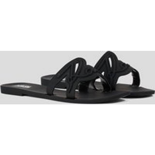 Karl Lagerfeld, Jelly Signature Slide, Woman, Black, Size: 35