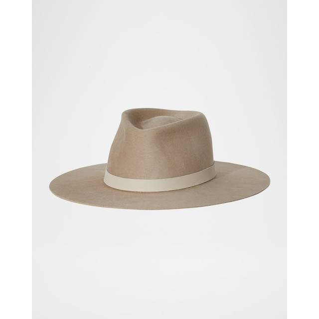 Janessa Leone Cole Hat in Pebble - Tan. Size L (also in M, S, XL). (L)