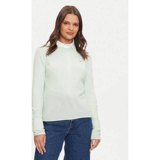 Tommy Hilfiger Boat Neck Slim Long Sleeve Jumper from Tommy Hilfiger - Blue