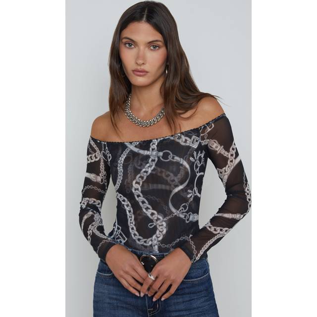 L'Agence Peonie Mesh Bodysuit