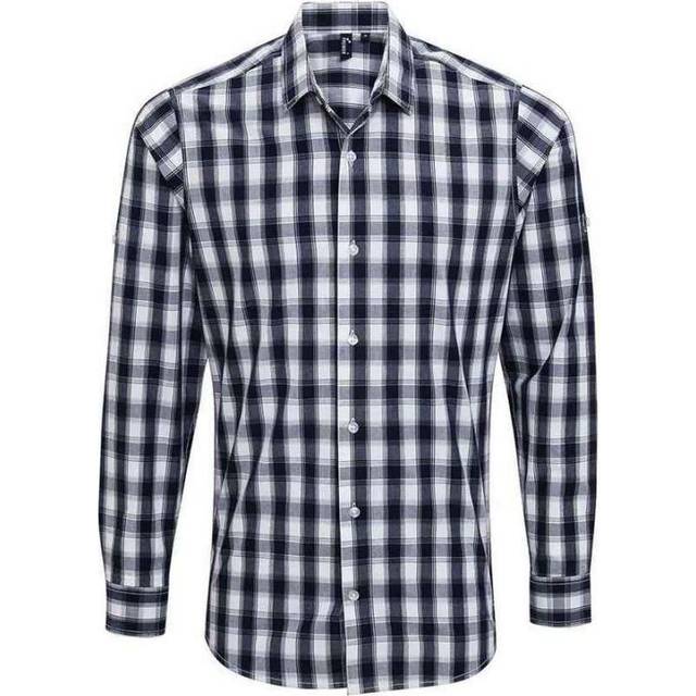 Mulligan Checked Cotton Long-Sleeved Shirt - Off White