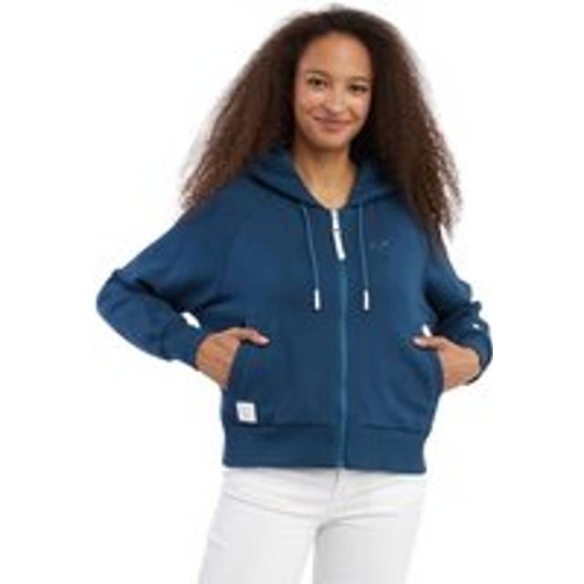 Women's zip-up hoodie Ragwear Taila - Bleu