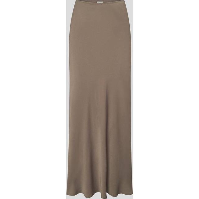 Twist & Tango Tyne Satin Maxi Skirt, Truffle