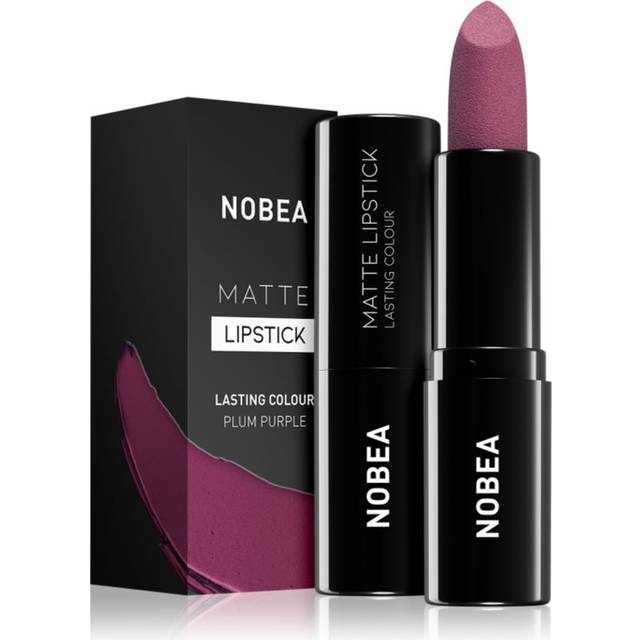 NOBEA Day-to-Day Matte Lipstick Mat læbestift Skygge Plum purple #M15 3 g