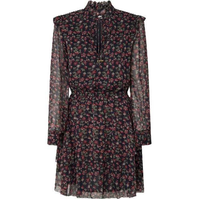 Pepe Jeans för kvinnor. PL953614 Olive marinblå klänning (M), Casual, Polyester, Lång ärm, Marino - Marinblå (M)