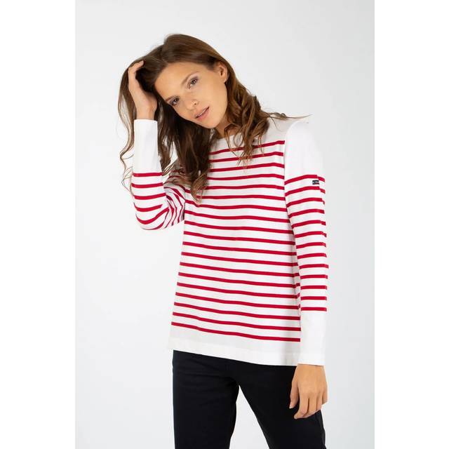 T-shirt marinière woman Armor-Lux arsenal - Blanc