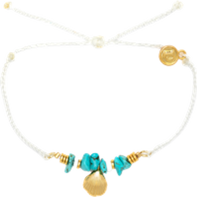 Mini Conch Gold Bracelet in Natural - One Size
