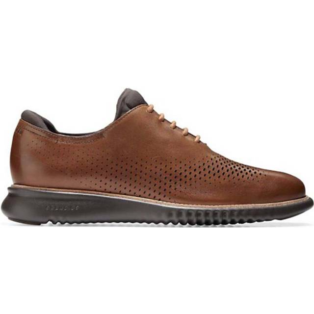 Cole Haan Men's Zerogrand Wingtip Oxford Dress Sneakers Cognac - Size: 9 D-Width - Brown