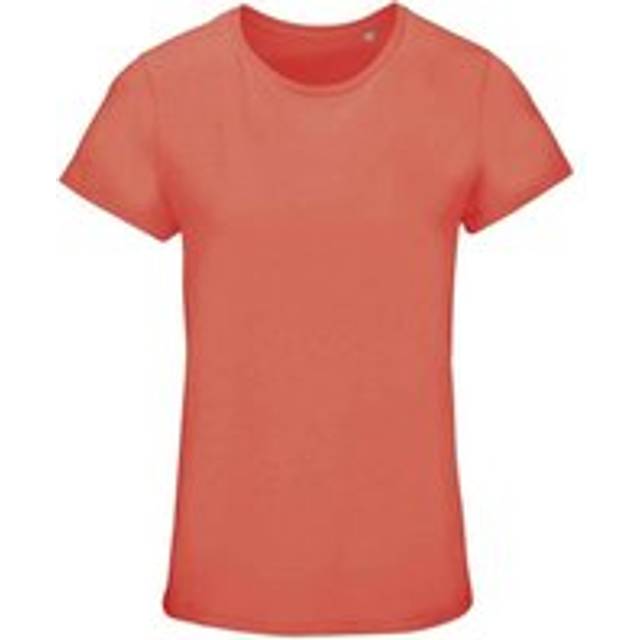(XL, Pop Orange) SOLS Womens/Ladies Crusader Organic T-Shirt