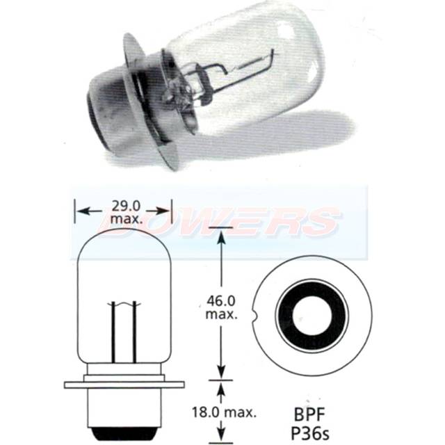 RING 12V 48W Bpf SC P36S H/Lamp - R185