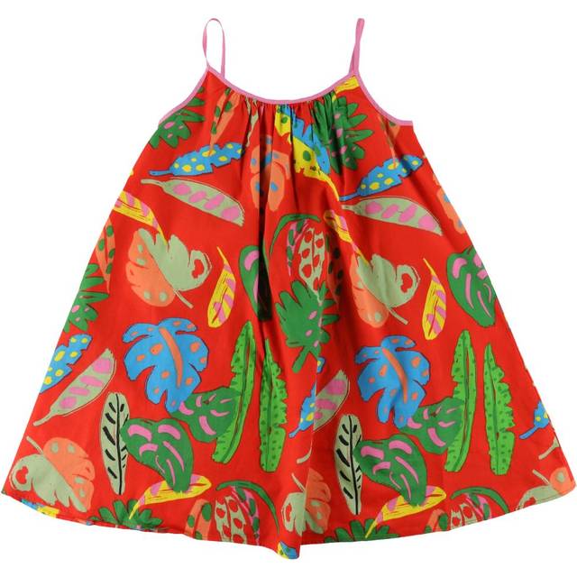 Stella McCartney Kids Klänning - Röd m. Blad - Stella McCartney Kids - 10 år (140) - Klänning