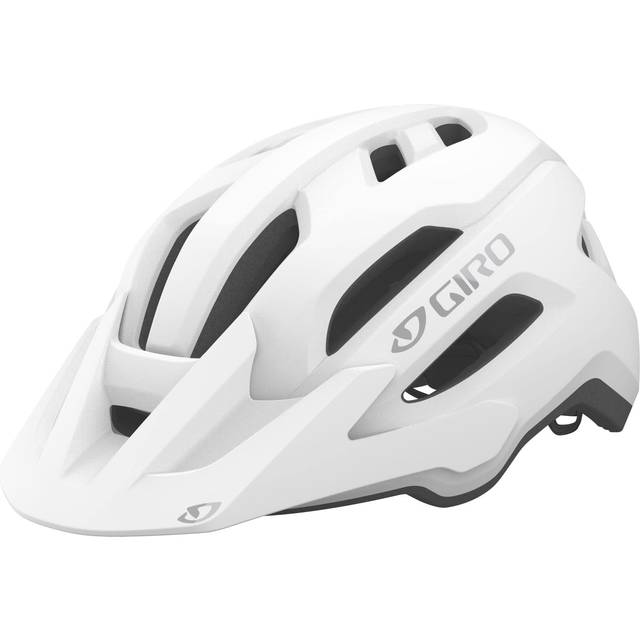 Giro Fixture II MIPS Mountain Bike Helmet for Men  Women  Kids  and Adults - Matte White/Grey Logo  Universal Adult 54-61 cm