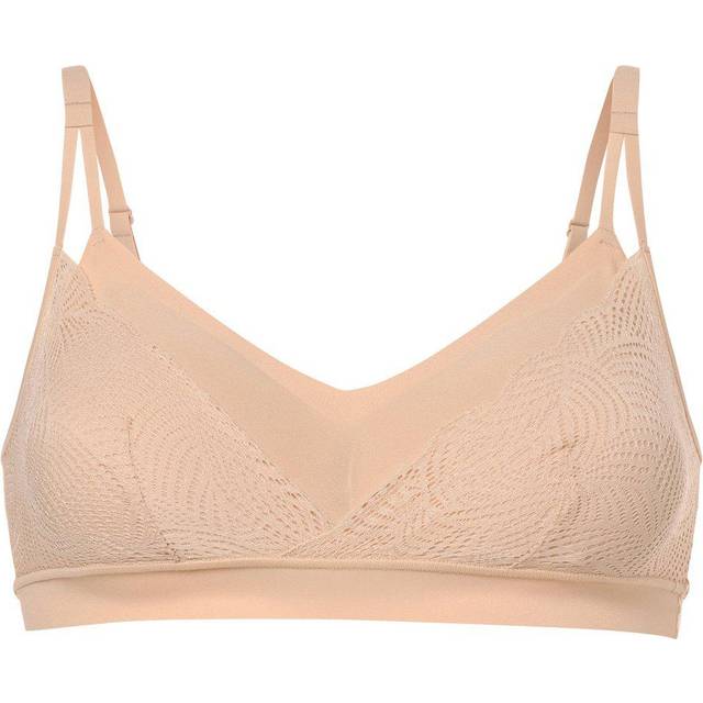 Chantelle Womens SoftStretch Removable Pads Bralette - Beige Polyamide - Size X-Small/Small
