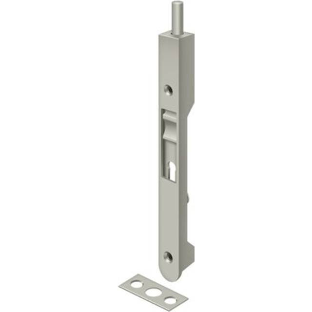 Deltana 7FBR15 HD Solid Brass 7-Inch Flush Bolt
