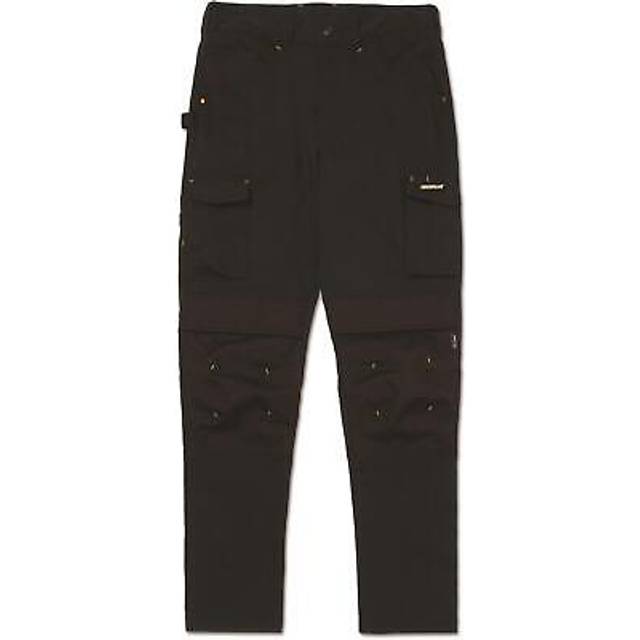 Nexus Knee Pocket Stretch Trouser - Black - 32R