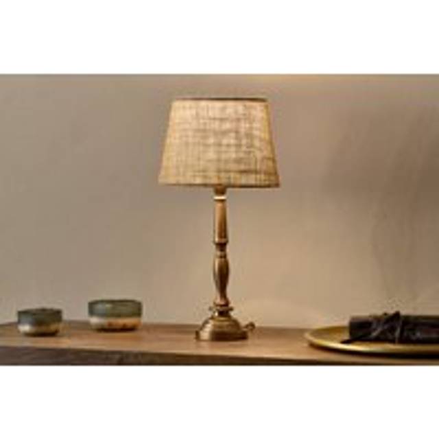 nkuku Lele Table Lamp Base, Brass