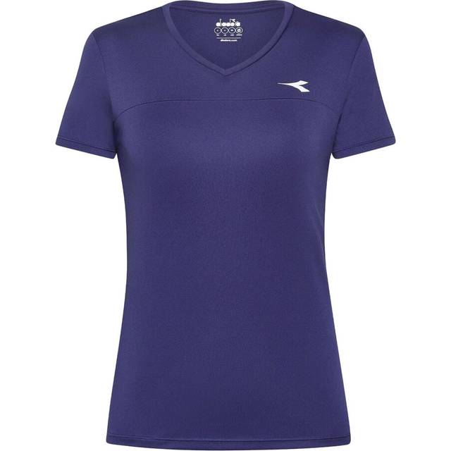 Diadora L. Short Sleeve T-shirt Damer Blå - S - blå