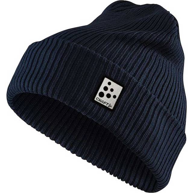 Hat Craft core rib knit - Bleu