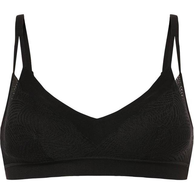 Chantelle Womens SoftStretch Removable Pads Bralette - Black Polyamide - Size X-Small/Small