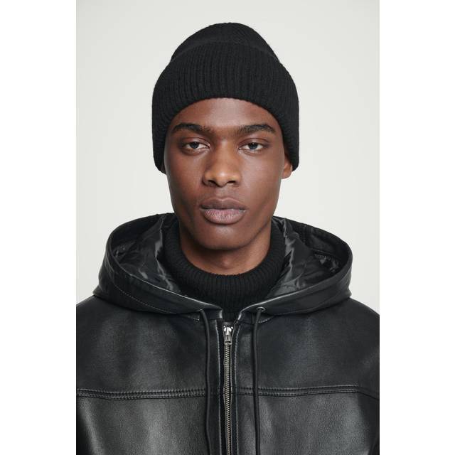Wool Beanie - Black - One Size