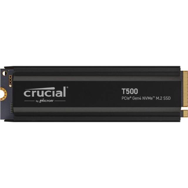 Crucial T500 4TB NVMe PCIe Gen4 M.2 Solid State Drive with Heatsink