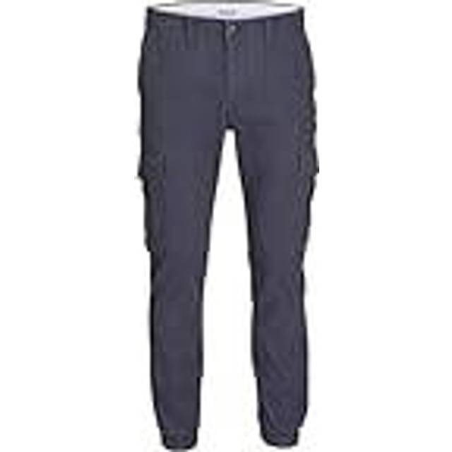 Jack & Jones and Mens Cargo Trousers Slim Fit - Navy - Size 30W/32L