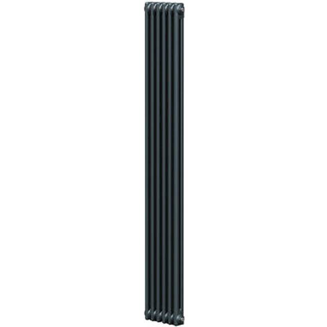 Wholesale Domestic Colosseum Double Panel Radiator | Anthracite | Metal | 1800mm x 284mm