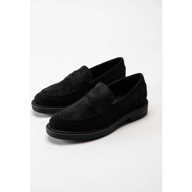Duffy - Svarta loafers i textil storlek 39 - Black (39)