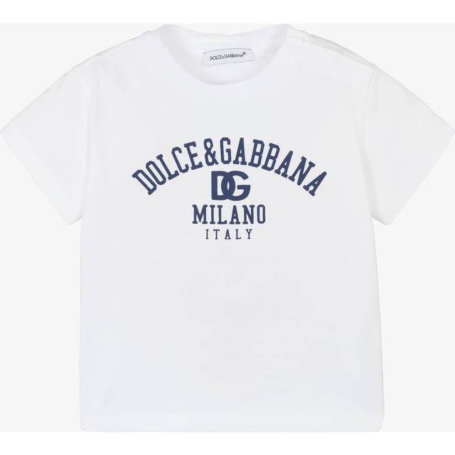 Dolce & Gabbana Jersey T-shirt With Print - Man Topwear Multi-colored Cotton 18/24 Months