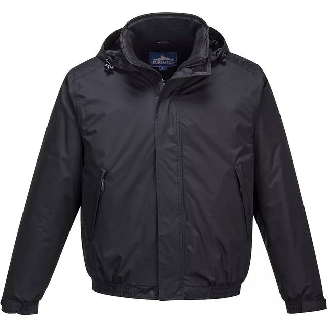 Portwest Calais Bomber Jacket S503 Black XL Colour: Black, Size: XL