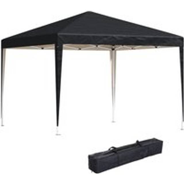 Outsunny 3 x 3 meter Garden Heavy Duty Pop Up Gazebo Marquee Party Tent Folding Wedding Canopy-Black