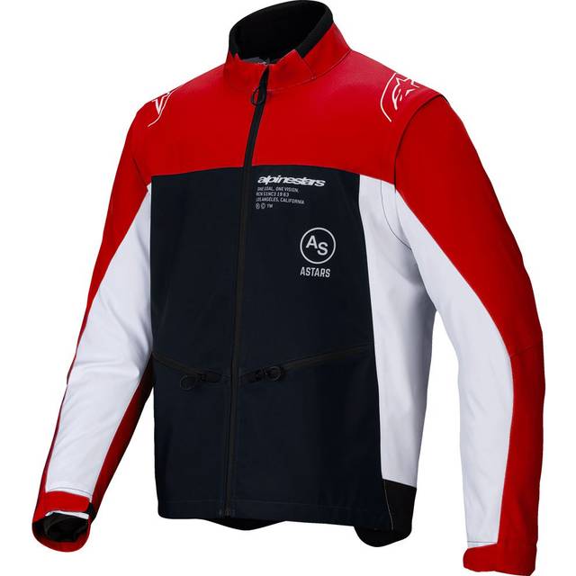 Alpinestars Lite-Dura Softshell Endurojacka Svart-Ljusröd-Vit L