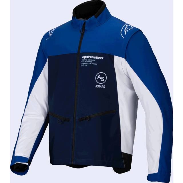Alpinestars Lite-Dura Softshell Endurojacka Marinblå-Ljusröd-Vit XL